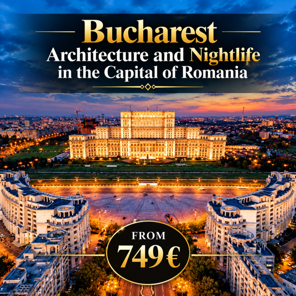 Bucharest - nightlife and architecture in the Capital of Romania
